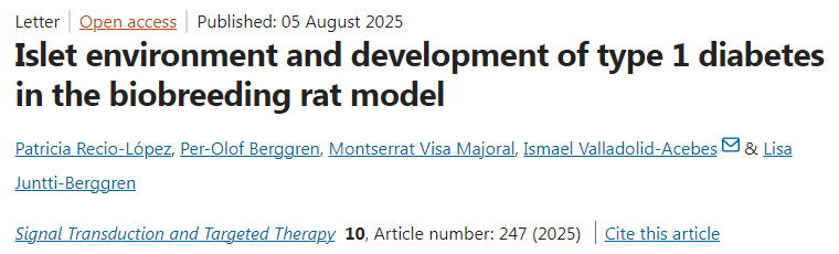 BioBreading大鼠模型中胰島環(huán)境與1型糖尿病發(fā)生 BioBreading大鼠模型中胰島環(huán)境與1型糖尿病發(fā)生