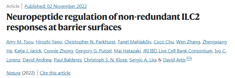 研究發(fā)現(xiàn)ilc2在保護(hù)組織免受寄生蟲感染以及與過敏性炎癥和哮喘相關(guān)的損傷方面起著至關(guān)重要的作用 研究發(fā)現(xiàn)ilc2在保護(hù)組織免受寄生蟲感染以及與過敏性炎癥和哮喘相關(guān)的損傷方面起著至關(guān)重要的作用