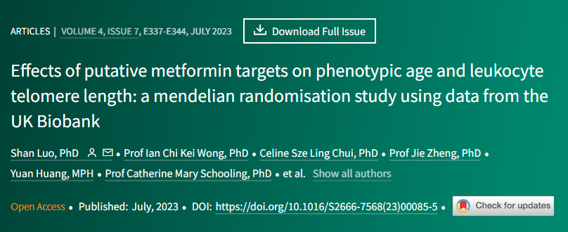 研究證明二甲雙胍可能通過靶向GPD1和AMPKγ2 (PRKAG2)促進(jìn)健康衰老 研究證明二甲雙胍可能通過靶向GPD1和AMPKγ2 (PRKAG2)促進(jìn)健康衰老