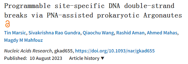 一項創(chuàng)新的基因組編輯技術(shù)用于特定位點的DNA操作 一項創(chuàng)新的基因組編輯技術(shù)用于特定位點的DNA操作