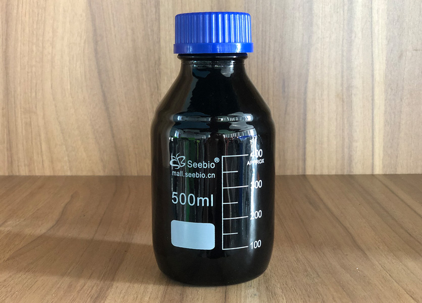 藍(lán)蓋試劑瓶，棕色，500ml